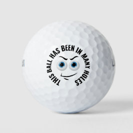 この球は多くの穴に入っていたおもしろい ゴルフボール