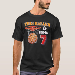この球団は現在7歳の7誕生日Basketbである Tシャツ