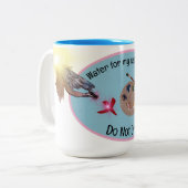 この瓶のまわりにをブラシ、アーティスト、r ツートーンマグカップ (正面左)