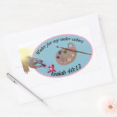 この瓶のまわりにをブラシ、アーティスト、r 長方形シール (封筒)