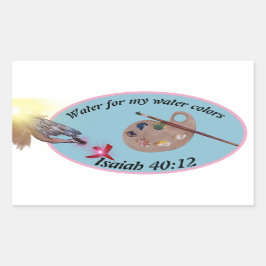 この瓶のまわりにをブラシ、アーティスト、r 長方形シール