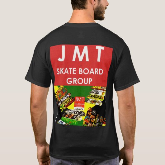 この生活は4パンクスの基本的な黒いTシャツではない Tシャツ (裏面)