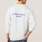 この用品類を見させます私を…します Tシャツ (裏面)