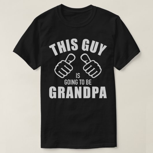 この男おじいちゃんになる Tシャツ (デザイン正面)