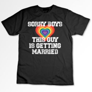 この男が結婚するんですって、残念ですねゲイ Tシャツ