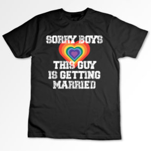 この男が結婚するんですって、残念ですねゲイ Tシャツ