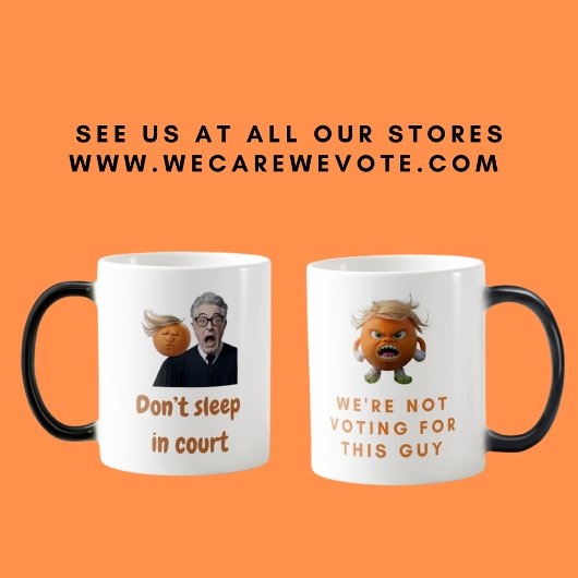 この男には投票しない モーフィングマグカップ