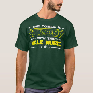 この男のナースは力が強おもしろいい Tシャツ
