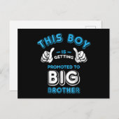 この男の子は兄に昇進しつつある ポストカード (正面/裏面)