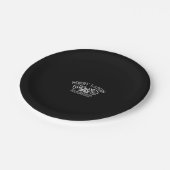 この男の申し訳ない女性は結婚する ペーパープレート (アングル)