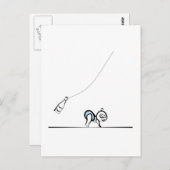 この男の赤ちゃんの名前 – RSVP ポストカード (正面/裏面)