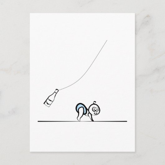 この男の赤ちゃんの名前 – RSVP ポストカード (正面)