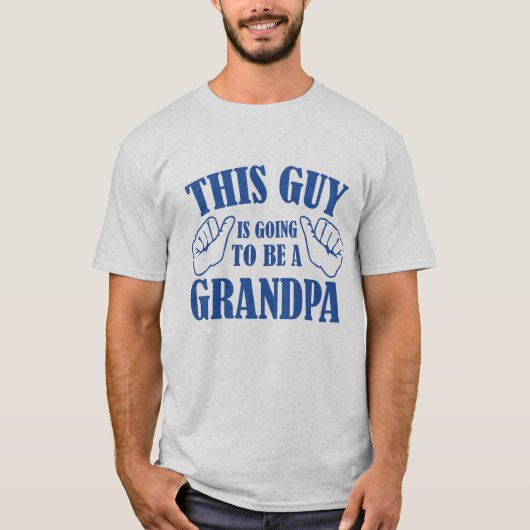 この男はおじいちゃんになる Tシャツ (正面)