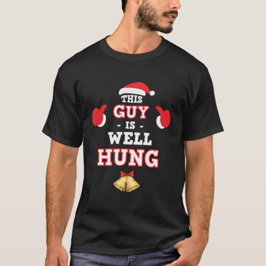 この男はクリスマスつるの木の玉Sだ Tシャツ (正面)