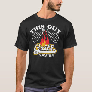 この男はグリルのマスターだ Tシャツ