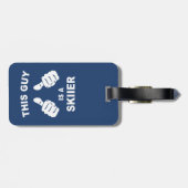 この男はスキーヤーだ ラゲッジタグ (裏面横)