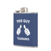 この男はテレマーク フラスク (左)