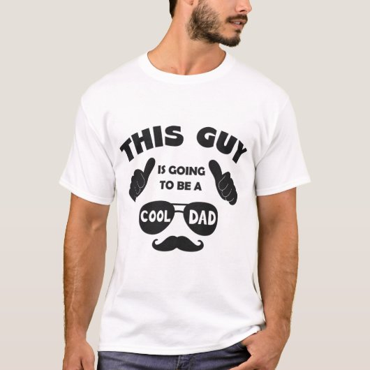 この男はパパになるカッコいい Tシャツ (正面)