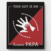 この男はパパ素晴らしプラーク フォトプラーク (正面)