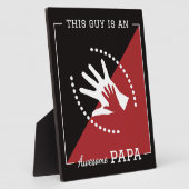 この男はパパ素晴らしプラーク フォトプラーク (側面)