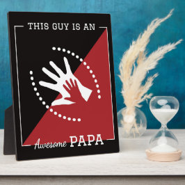 この男はパパ素晴らしプラーク フォトプラーク
