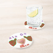 この男はビッグ・ギフト・アートプリントが大好き コースター (側面)