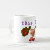 この男はビッグ・ギフト・アートプリントが大好き コーヒーマグカップ (正面左)