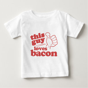 この男はベーコンが大好き ベビーTシャツ