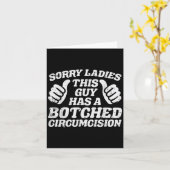 この男はユーモアを抜きおもしろいに笑った カード (黄色い花)