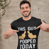 この男は今日ポポを食べた Tシャツ