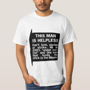 この男は手も足も出ない Tシャツ