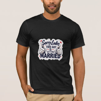 この男は既婚です お断り Tシャツ