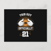 この男は正式に21素晴らし誕生日 シーズンポストカード (正面)