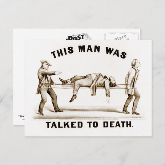 この男は死に問われた ポストカード (正面/裏面)