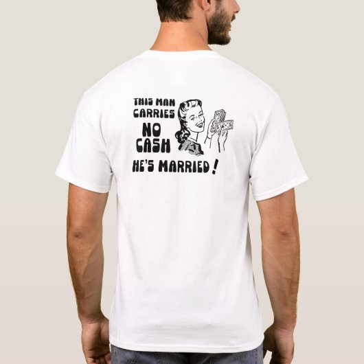 この男は結婚した Tシャツ (裏面)