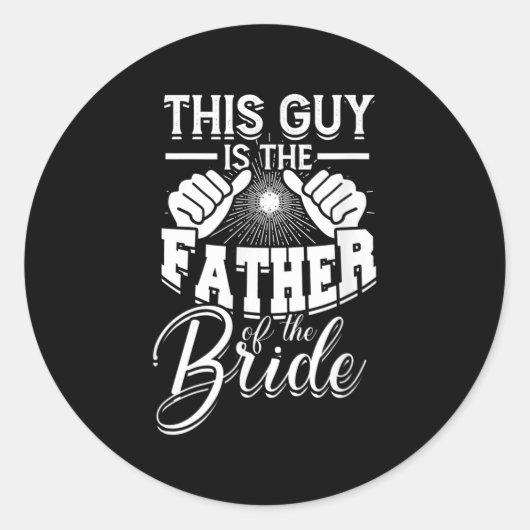 この男は花嫁の父 – 花嫁とGr ラウンドシール (正面)