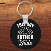 この男は花嫁の贈りおもしろい物の父で結婚す キーホルダー (正面)