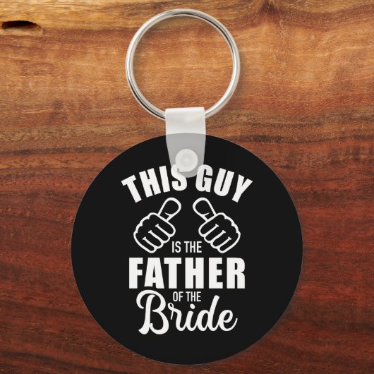 この男は花嫁の贈りおもしろい物の父で結婚す キーホルダー (正面)