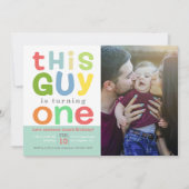 この男は誕生日パーティーの招待状を1回送っている 招待状 (正面)