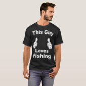 この男は釣り好き Tシャツ (正面フル)