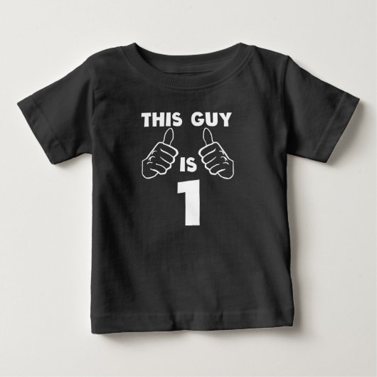この男は1だ ベビーTシャツ (正面)
