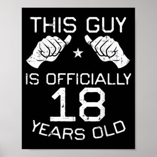 この男は18歳 18歳の誕生日 男性 少年 ポスター