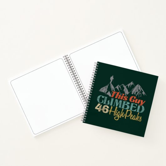 この男は46の高い峰を登った ノートブック (内部)