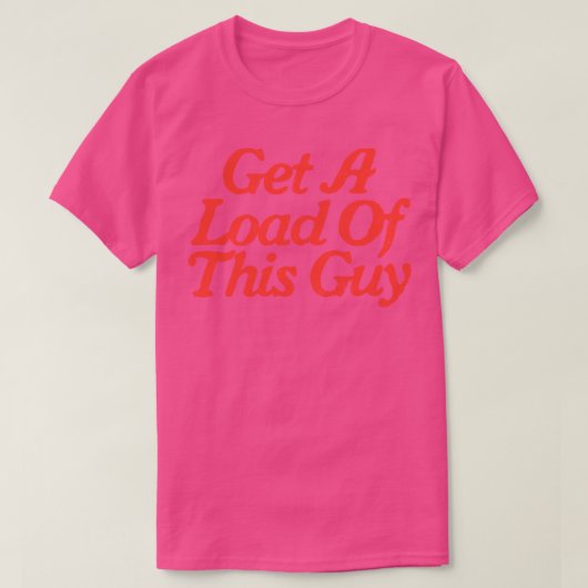 この男を捕まえる Tシャツ (デザイン正面)