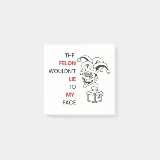 この男達は私の顔に嘘をつかない ポストイット (正面)