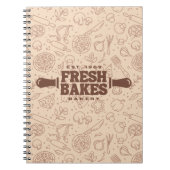 この町の最新最高のピザ プロフェッショナル ノートブック (正面)