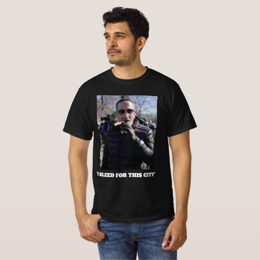 この町の血が出た Tシャツ (正面フル)