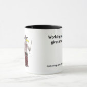 この病院で働くことは私に11/10の苦痛を与えます マグカップ (中央)