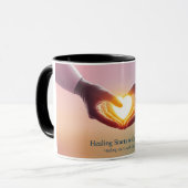 この癒しのマグカップで心の平安を見つける マグカップ (正面左)