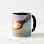 この癒しのマグカップで心の平安を見つける マグカップ (正面右)